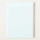 ターコイズロータスフラワーマンダラ プランナー手帳 (裏面)