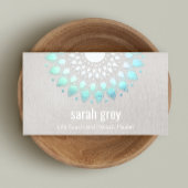 ターコイズロータスフローラマンダラヒーリングアーツ 名刺