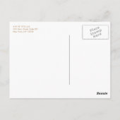 ターコイズロータスフローラマンダラポストカード ポストカード (裏面)