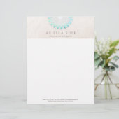 ターコイズロータスマンダラ レターヘッド (スタンド正面)