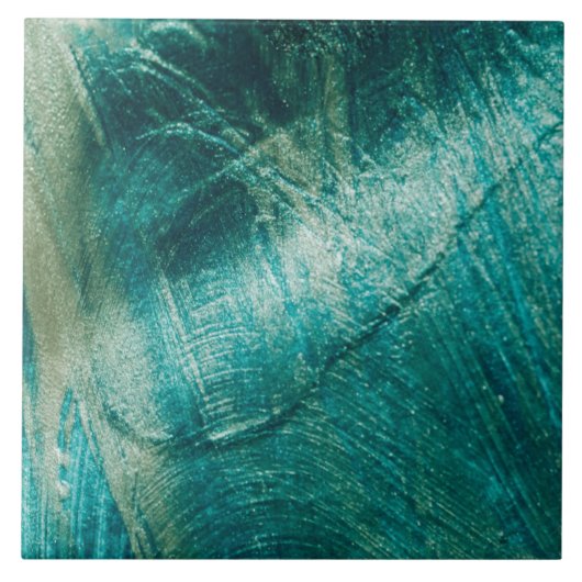 ターコイズヴィンテージの質感スタイリッシュ タイル (正面)