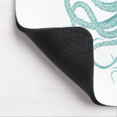 ターコイズヴィンテージタコのマウスパッド マウスパッド (コーナー)