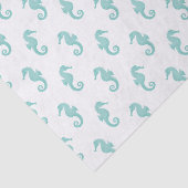 ターコイズヴィンテージ水の色シーホース 薄葉紙 (詳細)