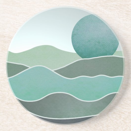 ターコイズ世界景観 コースター (正面)