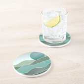 ターコイズ世界景観 コースター (側面)