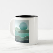ターコイズ世界景観 ツートーンマグカップ (正面左)