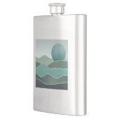 ターコイズ世界景観 フラスク (左)