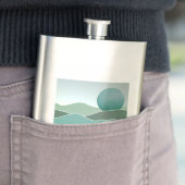 ターコイズ世界景観 フラスク (インサイチュ)