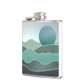 ターコイズ世界景観 フラスク (左)
