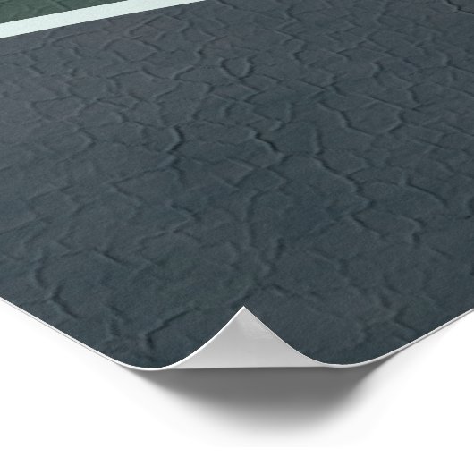 ターコイズ世界景観 ポスター (角)