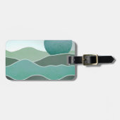ターコイズ世界景観 ラゲッジタグ (正面横)