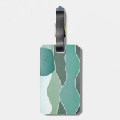 ターコイズ世界景観 ラゲッジタグ (裏面縦)