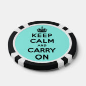 ターコイズ保が穏やか運になる ポーカーチップ (シングル)