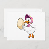 ターコイズ卵 ポストカード (正面/裏面)