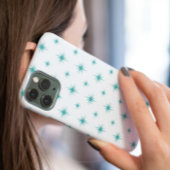 ターコイズ原子スターバストミッドセンチュリーパターン Case-Mate iPhoneケース