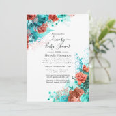 ターコイズ及びサンゴフローラ駆動シャワー 招待状 (スタンド正面)