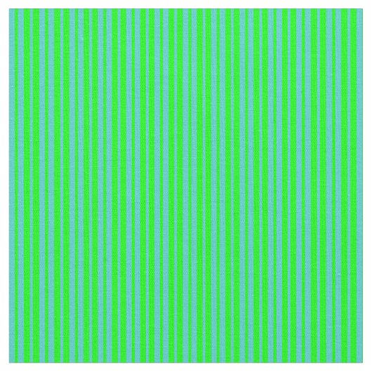 ターコイズ及びライム着色模様 ファブリック (クローズアップ)