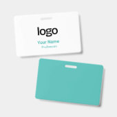 ターコイズ名タグバッジ バッジ (Front & Back)