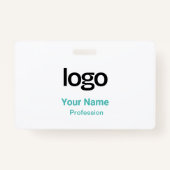 ターコイズ名タグバッジ バッジ (正面)