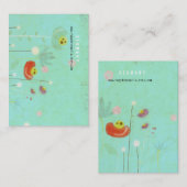 ターコイズ名刺 名刺 (正面/裏面)