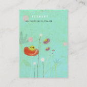 ターコイズ名刺 名刺 (裏面)