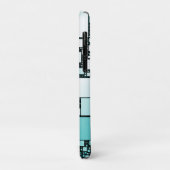 ターコイズ四角形iPhone / iPadケース Case-Mate iPhoneケース (裏面/左)