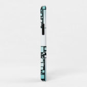 ターコイズ四角形iPhone / iPadケース Case-Mate iPhoneケース (裏面/右)