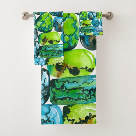 ターコイズ型 バスタオルセット (インサイチュ)