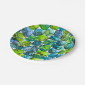 ターコイズ型 ペーパープレート (アングル)