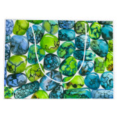 ターコイズ型 ラージペーパーバッグ (裏面)