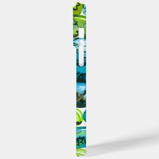 ターコイズ型 Case-Mate iPhoneケース (裏面 / 左)