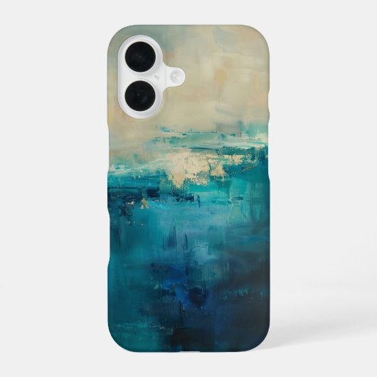 ターコイズ夢 iPhone 16ケース (裏面)