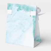 ターコイズ大理石ギフトボックス フェイバーボックス (裏面サイド)