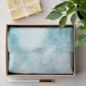 ターコイズ大理石デカップバックグラウンドティッシュペーパー 薄葉紙 (ギフト)