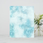 ターコイズ大理石バックグラウンドクラフトスクラップブック紙 (スタンド正面)