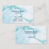 ターコイズ大理石名刺 名刺 (正面/裏面)