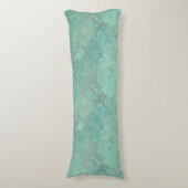 ターコイズ大理石抽象芸術 ボディピロー (正面縦)