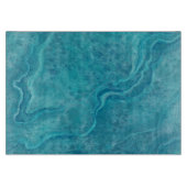 ターコイズ大理石柄切削板ギフト カッティングボード (正面)