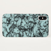 ターコイズ大理石模様 Case-Mate iPhoneケース (裏面(横))