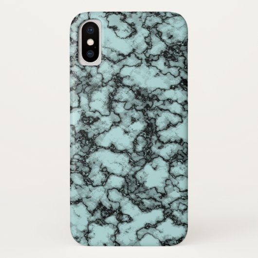 ターコイズ大理石模様 Case-Mate iPhoneケース (裏面)