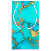 ターコイズ宝石スモール抱き枕 スモールペーパーバッグ (裏面)