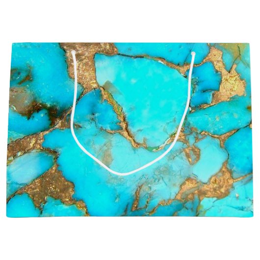 ターコイズ宝石抱き枕 ラージペーパーバッグ (正面)