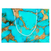 ターコイズ宝石抱き枕 ラージペーパーバッグ (裏面)