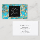 ターコイズ宝石 名刺 (正面/裏面)