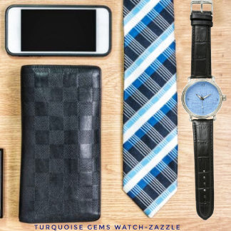 ターコイズ宝石 腕時計