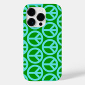 ターコイズ平和サイン Case-Mate iPhoneケース (裏面)