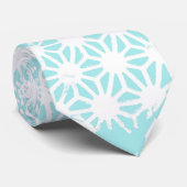 ターコイズ幾何学 ネクタイ (ロール)