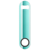 ターコイズ影ストライプ影 スピード栓抜き (正面)