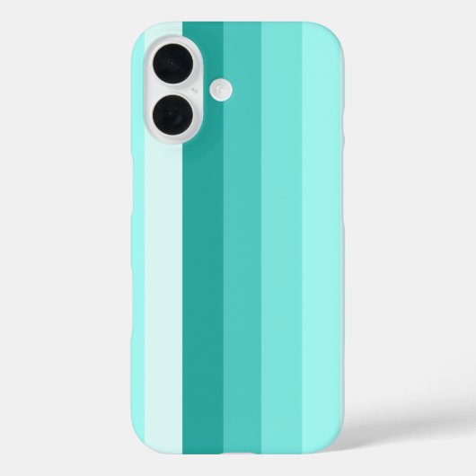 ターコイズ影ストライプ影 Case-Mate iPhoneケース (裏面)