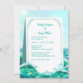 ターコイズ抽象芸術結婚沿岸 (正面)